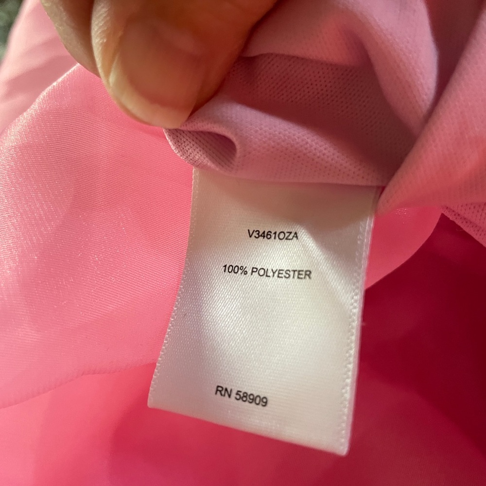 NEW WITH TAGS CHELSEA & VIOLET OFF SHOULDER BABY DOLL MINI DRESS IN PINK ORGANZA - Picture 6 of 6